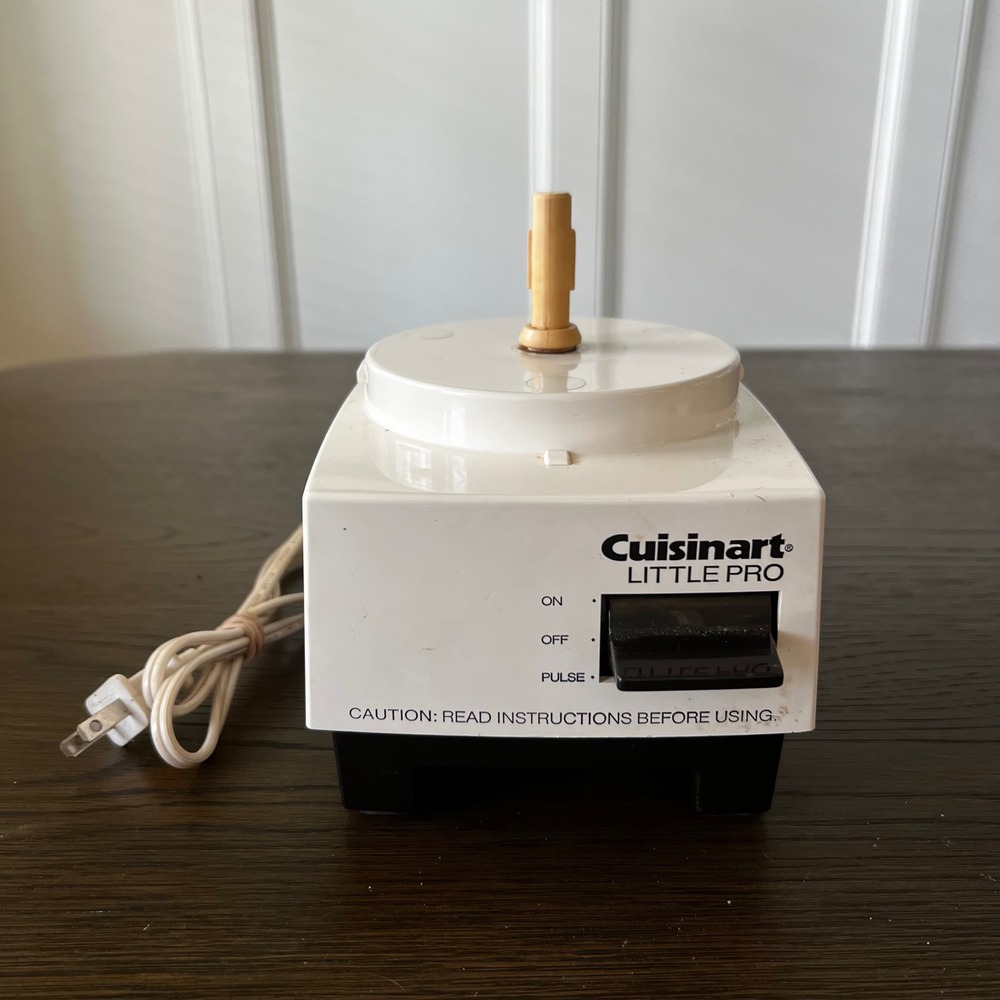 Vintage Cuisinart Little Pro Food Processor Motor Base Only Toggle Switch